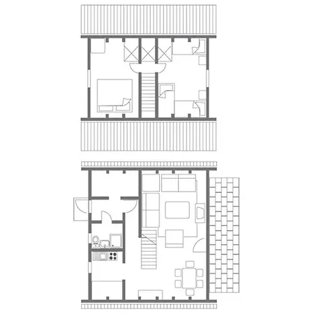 Ferienwohnpark Nurdachhaus Typ 8 Ndt 008 * 이멘슈타트암보덴지
